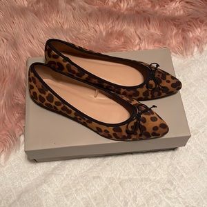Cheetah print flats